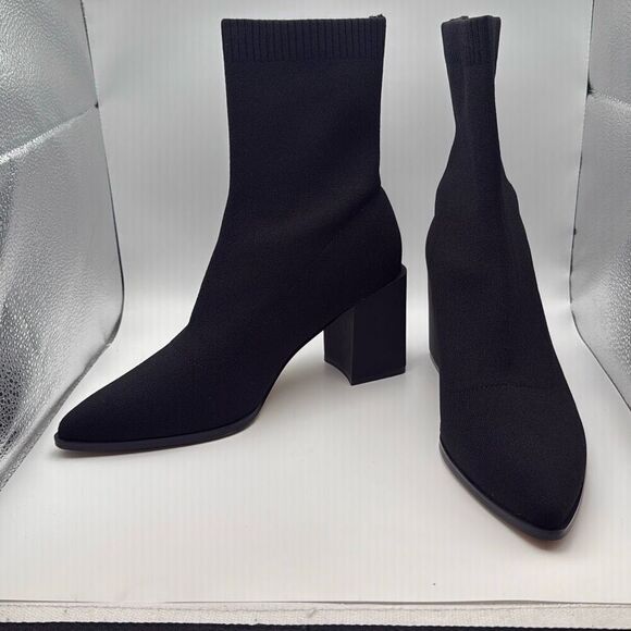 ALDO Women's Stassy Ankle Boot SIZE 8 BLACK PREOWNED LIKE NEW - Picture 5 of 9